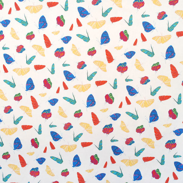 Julie Cocon Butterfly colour 1 Poplin 130g/qm Meterware Biobaumwolle nach GOTS Standard // juliecocon.de