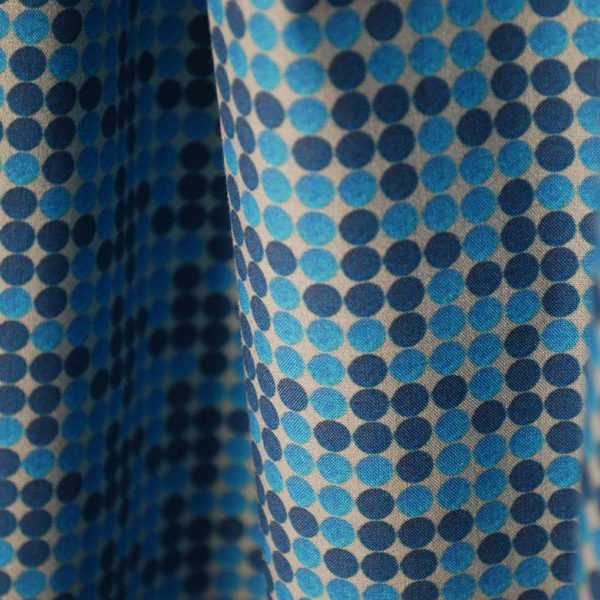 Julie Cocon, vichy_blue, Poplin 130g/qm Biobaumwolle nach GOTS Standard // juliecocon.de