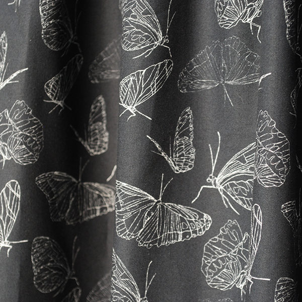 bedruckte_Bio_Stoffe_butterfly_black