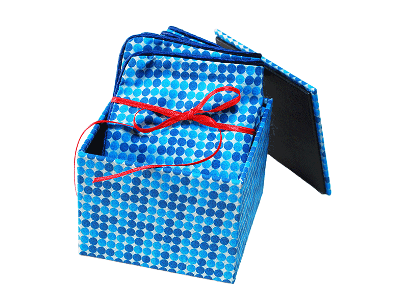 Geschenkset_Kissenbezug_Geschenkbox_Biostoffe_Vichy_Blue_Sofakissen